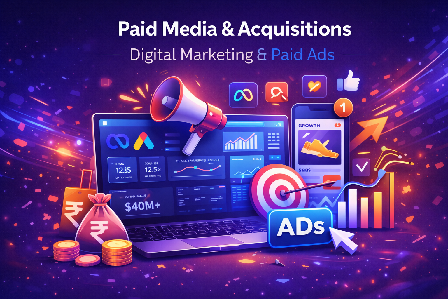 Inco Team Technology paid ads dashboard